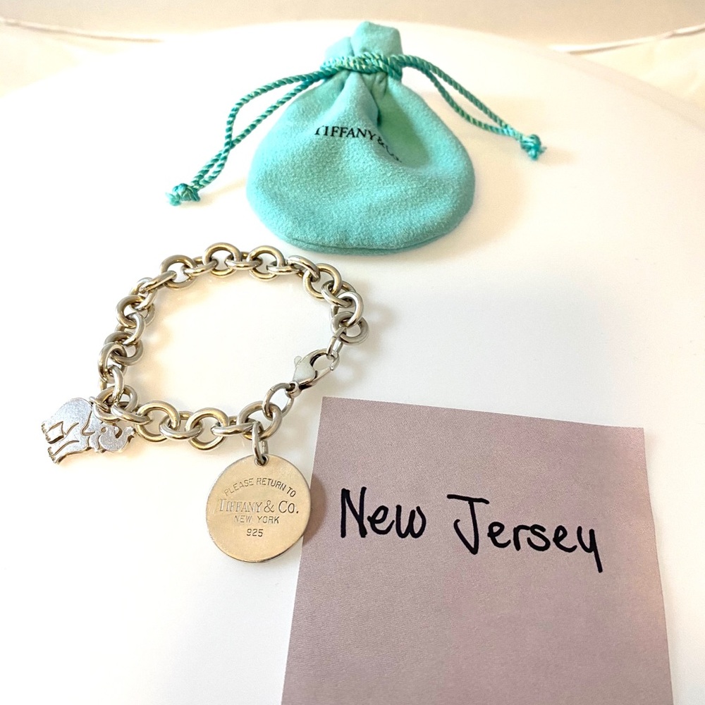 Return to Tiffany Round Tag bracelet